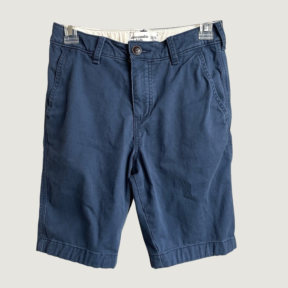 Abercrombie Kids School Classic 9" Shorts Casual Summer Chino Preppy Boys 13/14